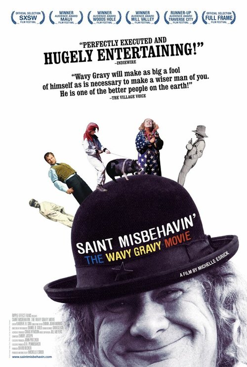 Смотреть фильм Святой шалун: Фильм об Уэйви-Грэйви / Saint Misbehavin': The Wavy Gravy Movie (2009) онлайн в хорошем качестве HDRip