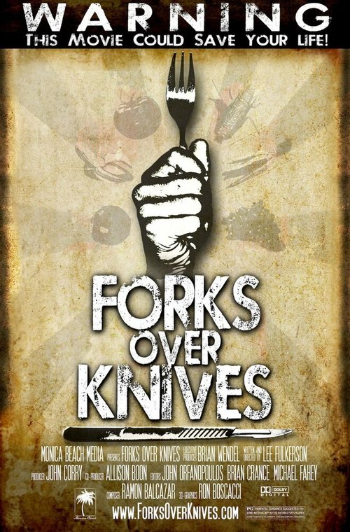 Смотреть фильм Вилки вместо ножей / Forks Over Knives (2011) онлайн в хорошем качестве HDRip