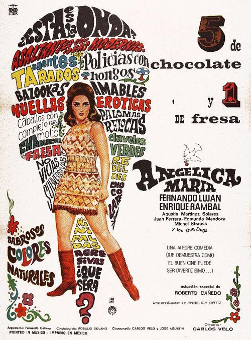 Смотреть фильм 5 из шоколада и 1 из клубники / 5 de chocolate y 1 de fresa (1968) онлайн в хорошем качестве SATRip