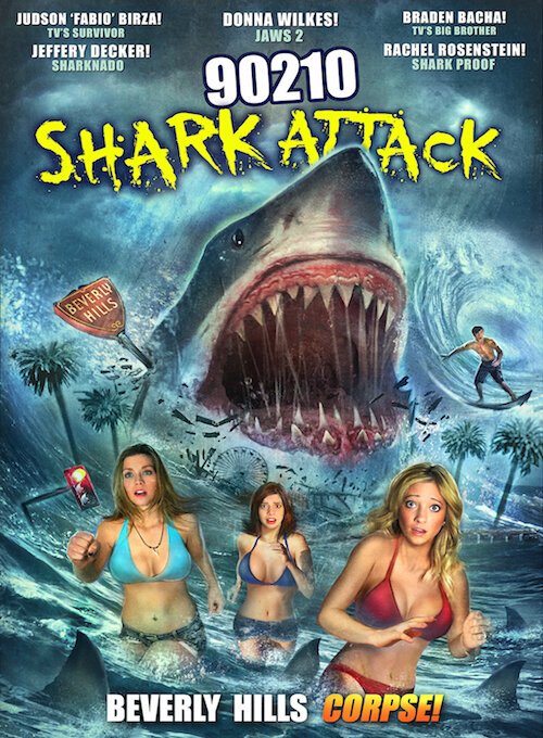 Смотреть фильм 90210 Нападения акул / 90210 Shark Attack (2014) онлайн в хорошем качестве HDRip