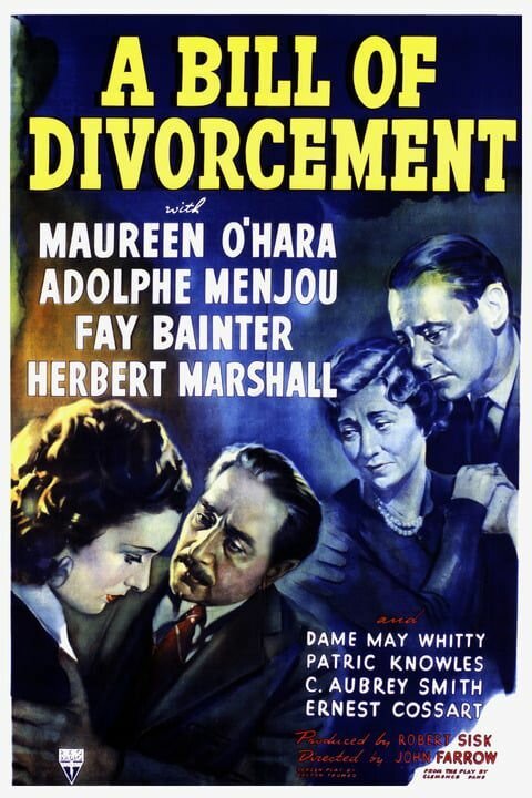 Смотреть фильм A Bill of Divorcement (1940) онлайн в хорошем качестве SATRip