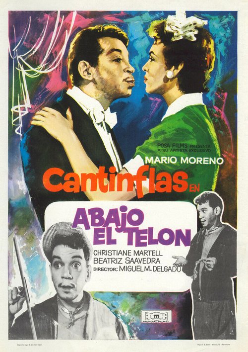 Смотреть фильм Abajo el telón (1955) онлайн в хорошем качестве SATRip