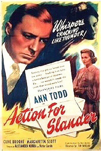 Смотреть фильм Action for Slander (1937) онлайн в хорошем качестве SATRip