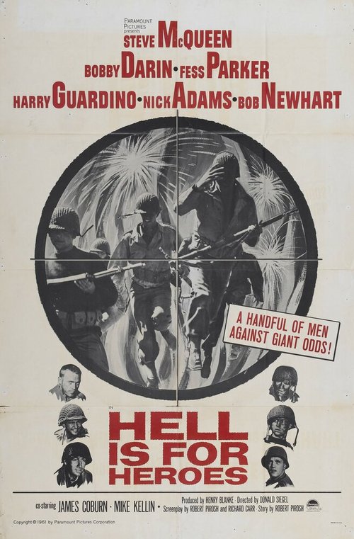 Смотреть фильм Ад для героев / Hell Is for Heroes (1962) онлайн в хорошем качестве SATRip