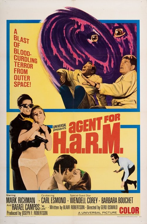 Смотреть фильм Агент для H.A.R.M. / Agent for H.A.R.M. (1966) онлайн в хорошем качестве SATRip