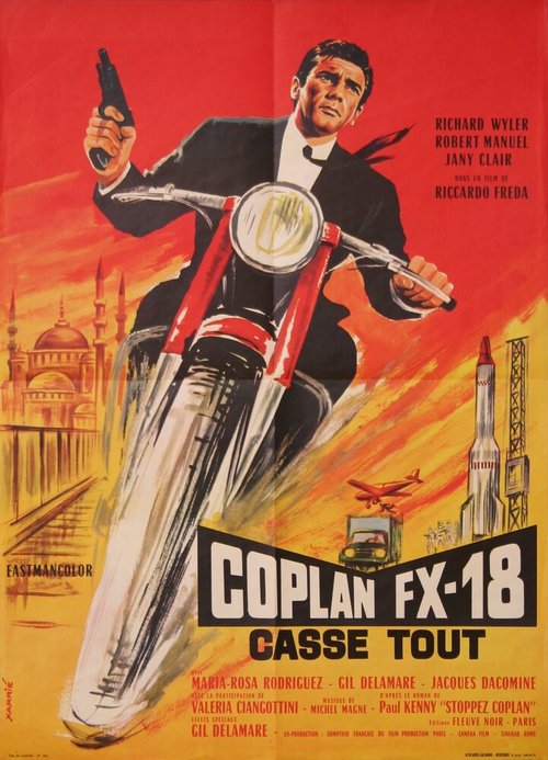 Смотреть фильм Агент Коплан — супершпион / Coplan FX 18 casse tout (1965) онлайн в хорошем качестве SATRip