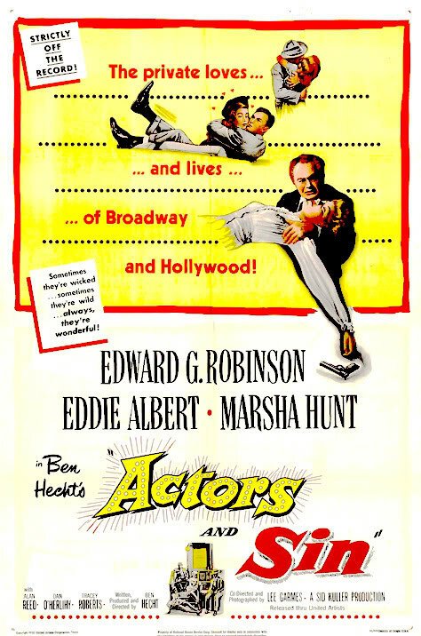 Смотреть фильм Актёры и грех / Actors and Sin (1952) онлайн в хорошем качестве SATRip