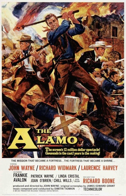 Смотреть фильм Аламо / The Alamo (1960) онлайн в хорошем качестве SATRip
