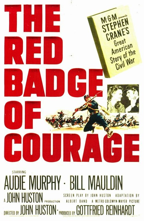 Смотреть фильм Алый знак доблести / The Red Badge of Courage (1951) онлайн в хорошем качестве SATRip