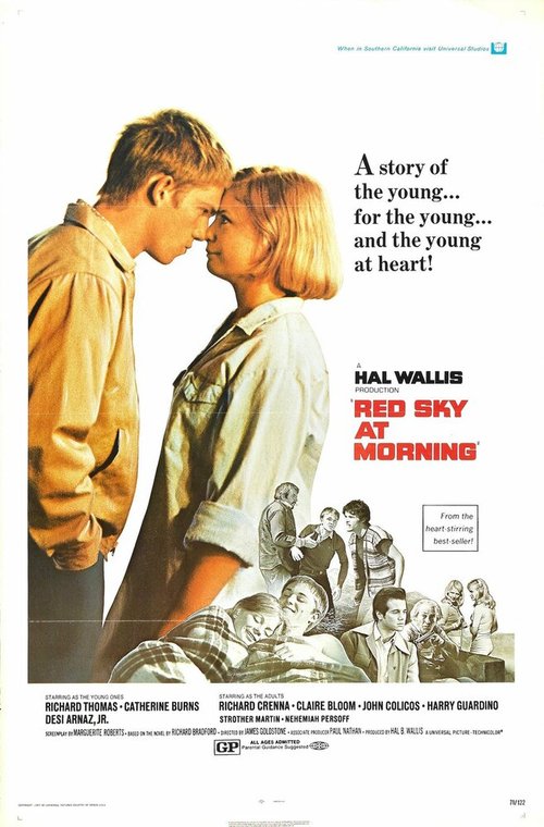 Смотреть фильм Алое небо утра / Red Sky at Morning (1971) онлайн в хорошем качестве SATRip