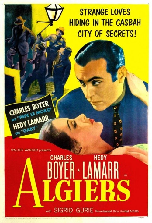 Смотреть фильм Алжир / Algiers (1938) онлайн в хорошем качестве SATRip