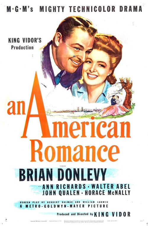Смотреть фильм Американский роман / An American Romance (1944) онлайн в хорошем качестве SATRip