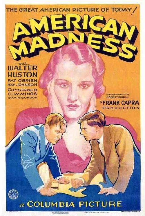 Смотреть фильм Американское безумие / American Madness (1932) онлайн в хорошем качестве SATRip