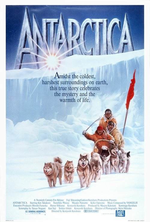 Смотреть фильм Антарктическая повесть / Nankyoku monogatari (1983) онлайн в хорошем качестве SATRip