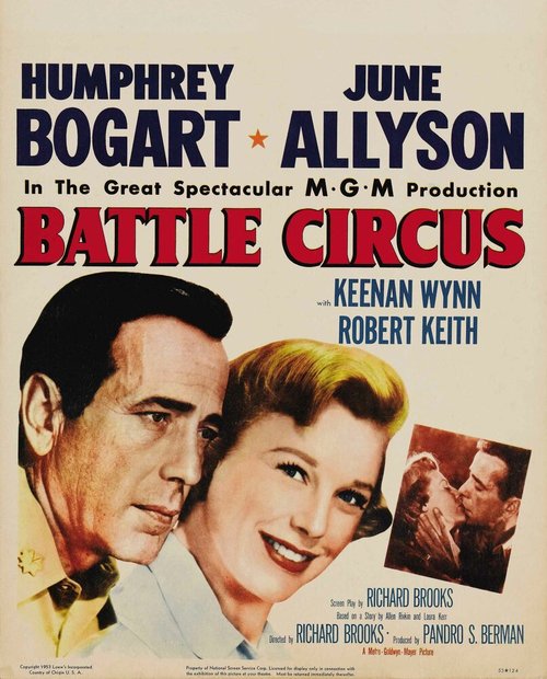 Смотреть фильм Арена боя / Battle Circus (1953) онлайн в хорошем качестве SATRip