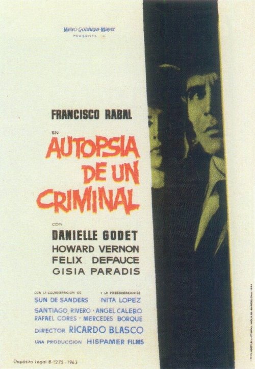Смотреть фильм Autopsia de un criminal (1963) онлайн в хорошем качестве SATRip