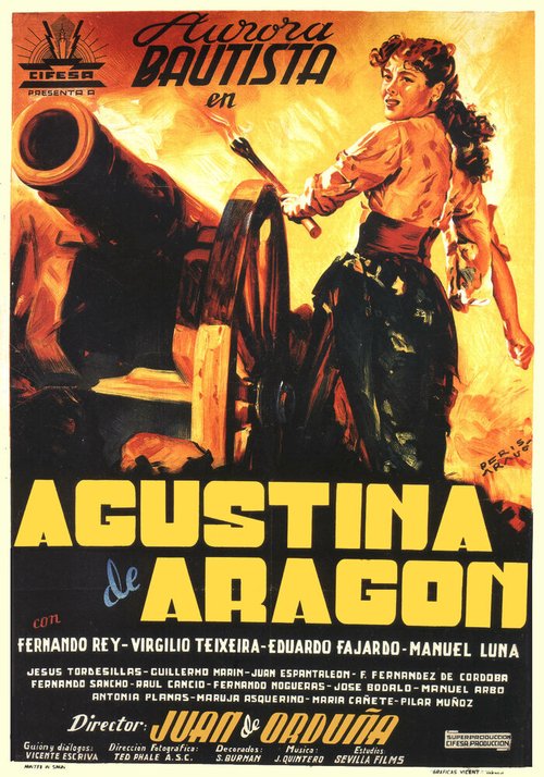 Смотреть фильм Августина Арагонская / Agustina de Aragón (1950) онлайн в хорошем качестве SATRip