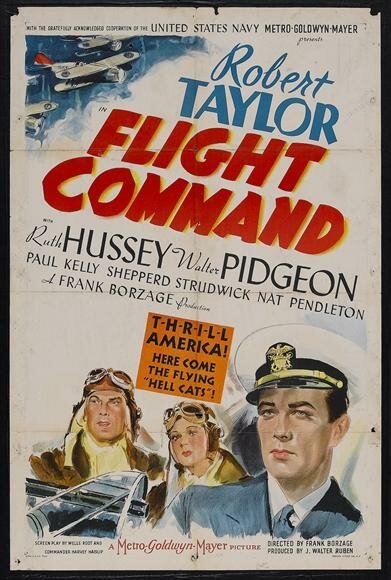 Смотреть фильм Авиазвено / Flight Command (1940) онлайн в хорошем качестве SATRip