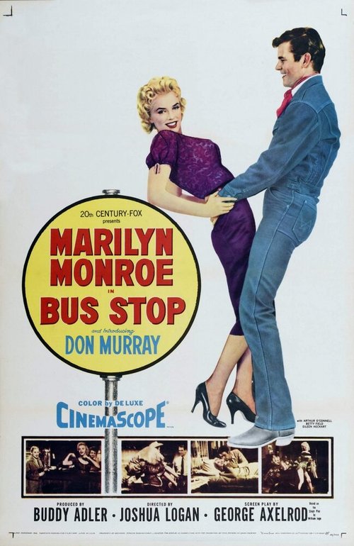 Смотреть фильм Автобусная остановка / Bus Stop (1956) онлайн в хорошем качестве SATRip