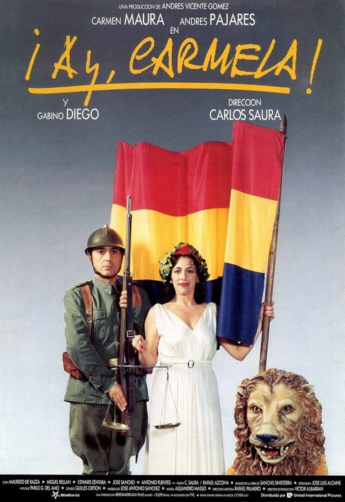 Смотреть фильм Ай, Кармела! / ¡Ay, Carmela! (1990) онлайн в хорошем качестве HDRip