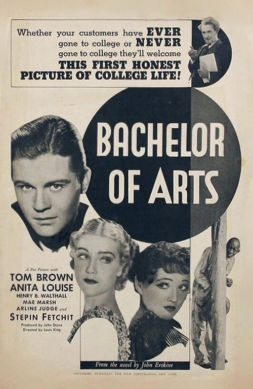 Смотреть фильм Bachelor of Arts (1934) онлайн в хорошем качестве SATRip