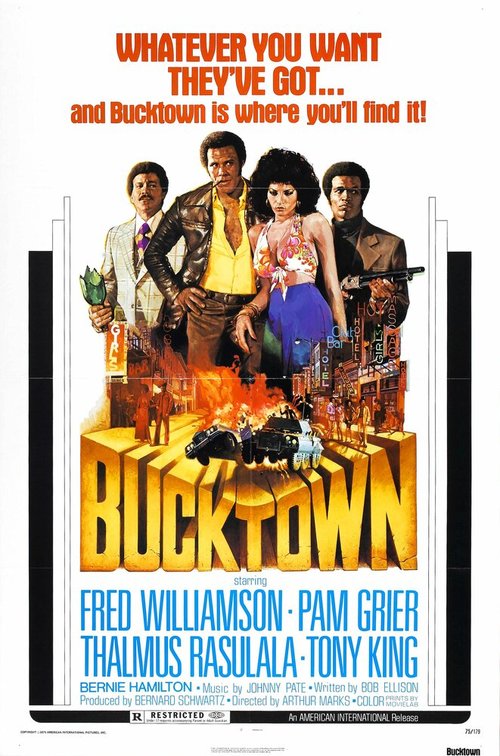 Смотреть фильм Бактаун, США / Bucktown (1975) онлайн в хорошем качестве SATRip