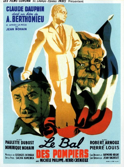 Смотреть фильм Бал пожарных / Le bal des pompiers (1948) онлайн в хорошем качестве SATRip