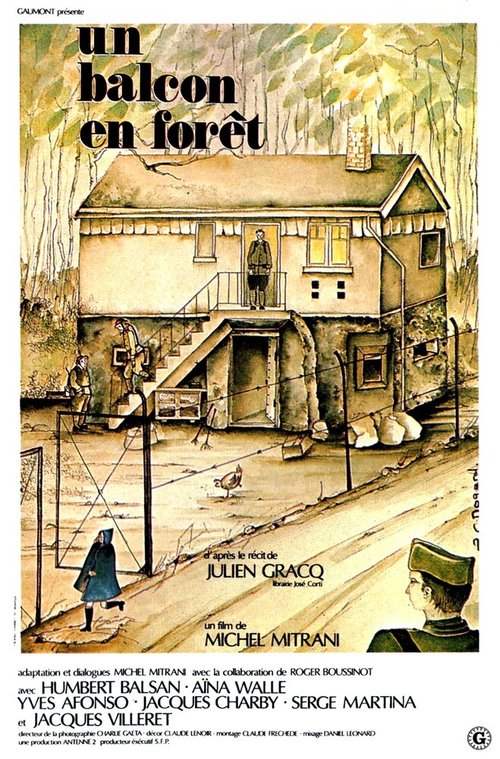Смотреть фильм Балкон в лесу / Un balcon en forêt (1978) онлайн в хорошем качестве SATRip