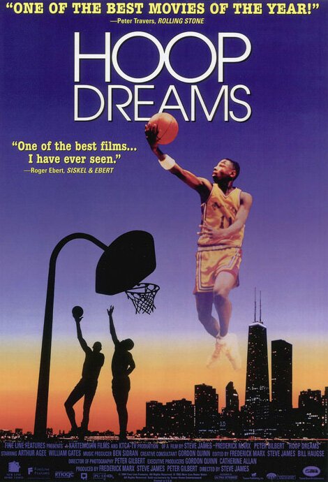 Смотреть фильм Баскетбольные мечты / Hoop Dreams (1994) онлайн в хорошем качестве HDRip