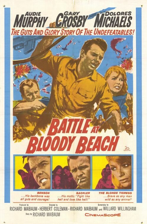 Смотреть фильм Battle at Bloody Beach (1961) онлайн в хорошем качестве SATRip
