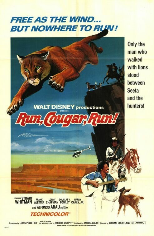 Смотреть фильм Беги, Пума, беги / Run, Cougar, Run (1972) онлайн в хорошем качестве SATRip