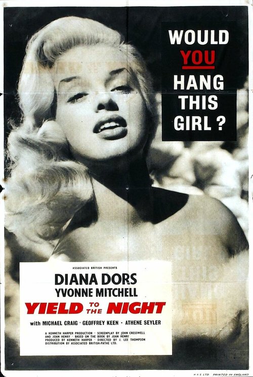 Смотреть фильм Белокурая грешница / Yield to the Night (1956) онлайн в хорошем качестве SATRip
