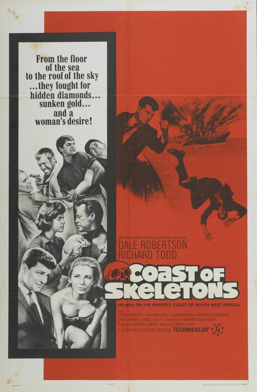 Смотреть фильм Берег скелетов / Coast of Skeletons (1965) онлайн в хорошем качестве SATRip