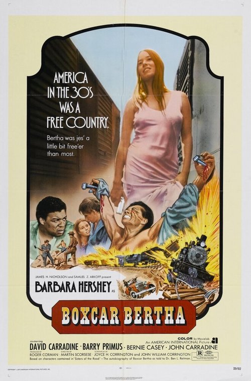 Смотреть фильм Берта по прозвищу «Товарный вагон» / Boxcar Bertha (1972) онлайн в хорошем качестве SATRip