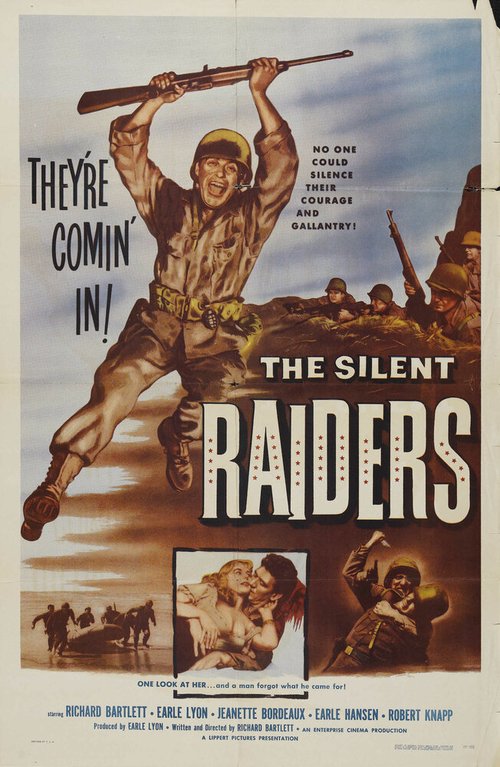 Смотреть фильм Безмолвные налётчики / Silent Raiders (1954) онлайн в хорошем качестве SATRip