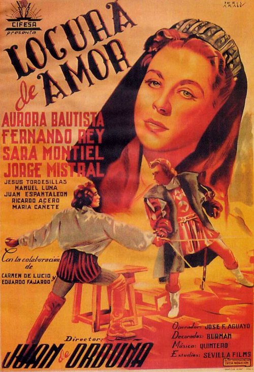 Смотреть фильм Безумие любви / Locura de amor (1948) онлайн в хорошем качестве SATRip