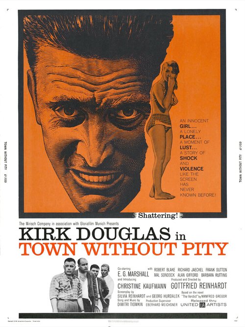 Смотреть фильм Безжалостный город / Town Without Pity (1961) онлайн в хорошем качестве SATRip