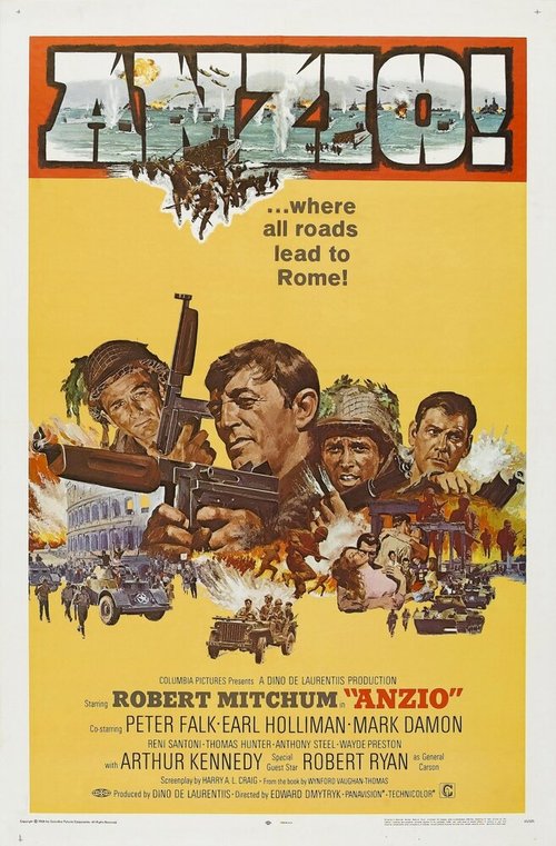 Смотреть фильм Битва за Анцио / Lo sbarco di Anzio (1968) онлайн в хорошем качестве SATRip
