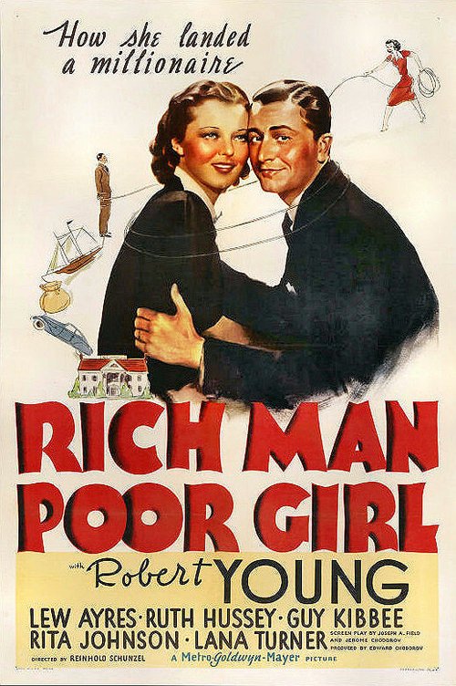 Смотреть фильм Богач, бедняжка / Rich Man, Poor Girl (1938) онлайн в хорошем качестве SATRip