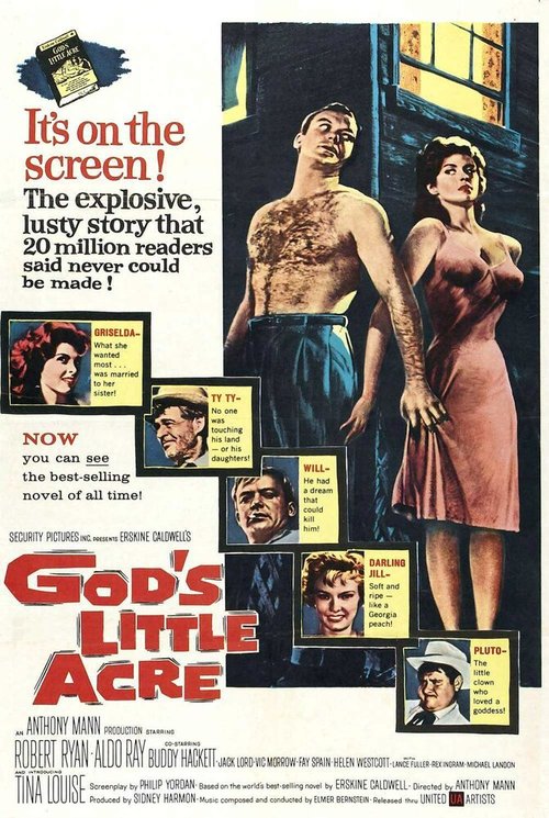 Смотреть фильм Богова делянка / God's Little Acre (1958) онлайн в хорошем качестве SATRip