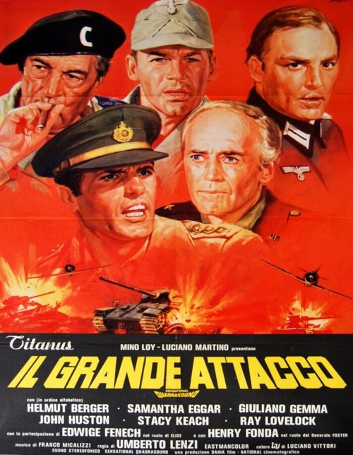 Смотреть фильм Большая битва / Il grande attacco (1978) онлайн в хорошем качестве SATRip