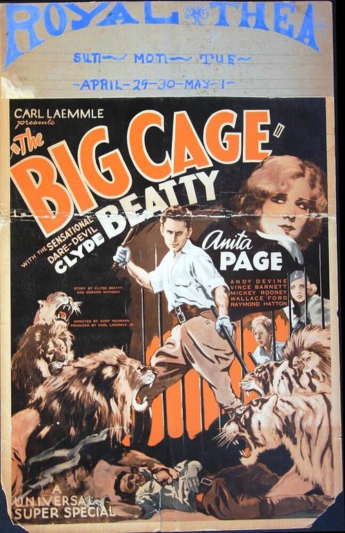 Смотреть фильм Большая клетка / The Big Cage (1933) онлайн в хорошем качестве SATRip
