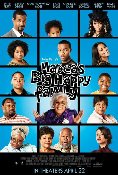 Смотреть фильм Большая счастливая семья Мэдеи / Madea's Big Happy Family (2011) онлайн в хорошем качестве HDRip