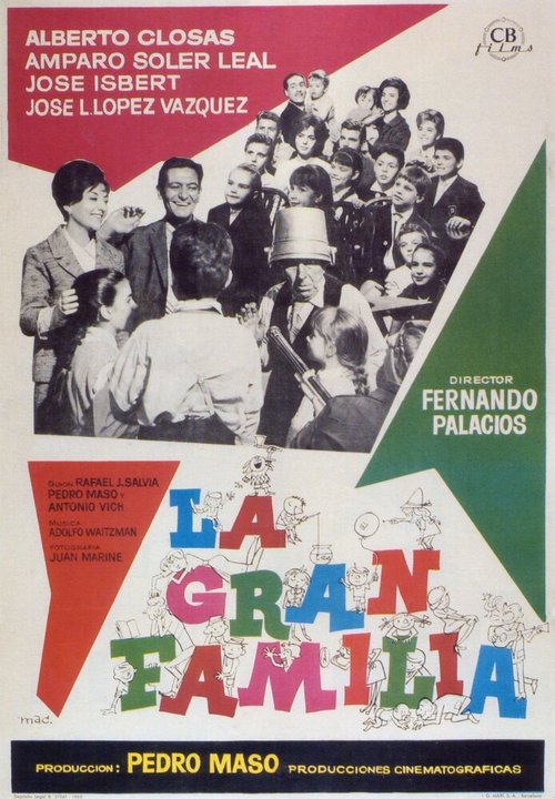 Смотреть фильм Большая семья / La gran familia (1962) онлайн в хорошем качестве SATRip