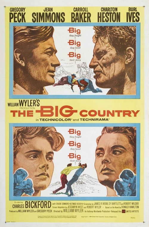 Смотреть фильм Большая страна / The Big Country (1958) онлайн в хорошем качестве SATRip
