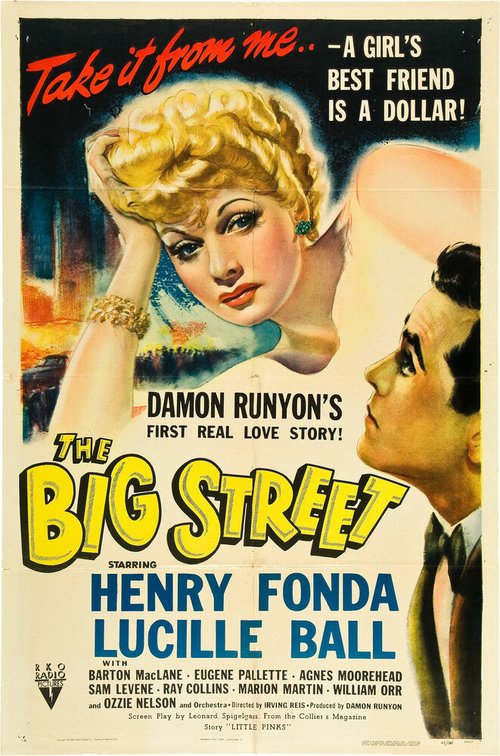 Смотреть фильм Большая улица / The Big Street (1942) онлайн в хорошем качестве SATRip