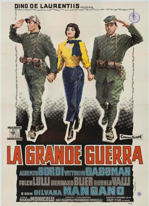 Смотреть фильм Большая война / La grande guerra (1959) онлайн в хорошем качестве SATRip