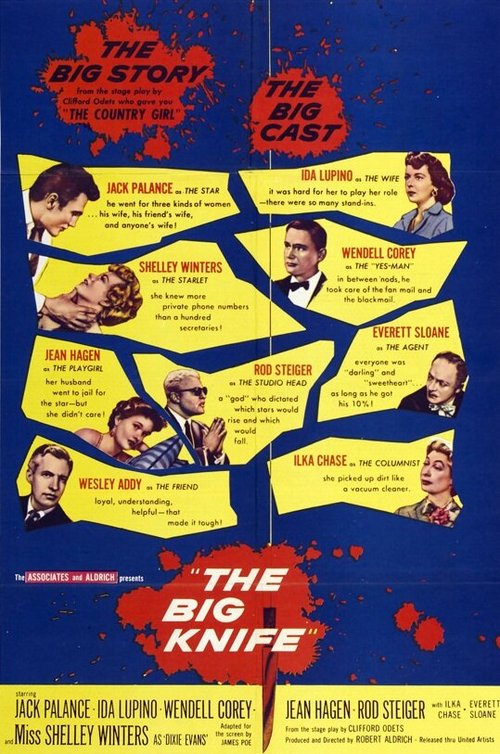 Смотреть фильм Большой нож / The Big Knife (1955) онлайн в хорошем качестве SATRip
