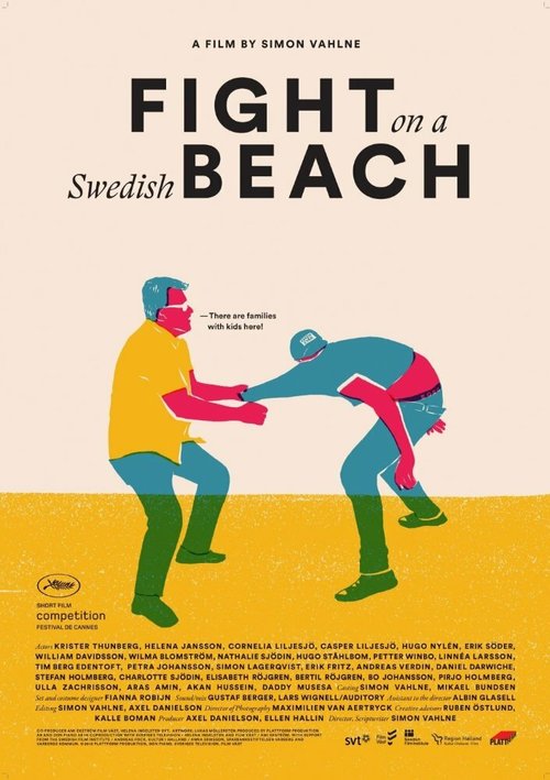 Бой на шведском пляже / Fight on a Swedish Beach!!