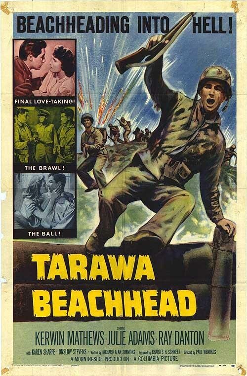 Смотреть фильм Бойня на Тараве / Tarawa Beachhead (1958) онлайн в хорошем качестве SATRip